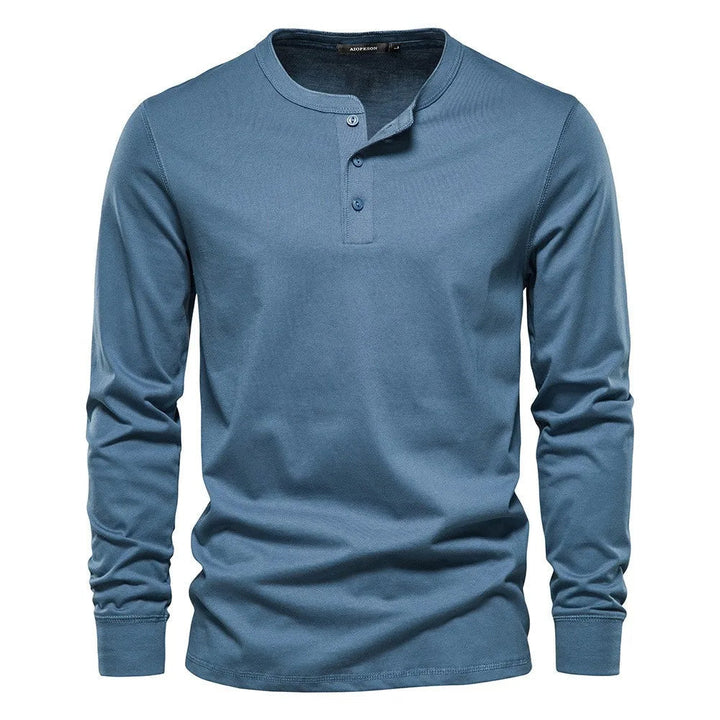 Owen - Breathable Soft-Blend Henley Shirt