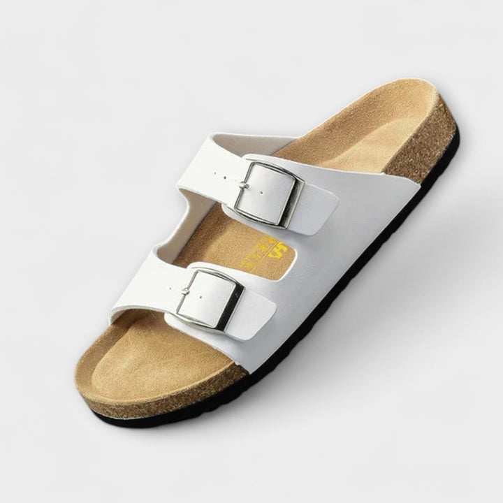 Adelheid - Slippers with Double Buckle