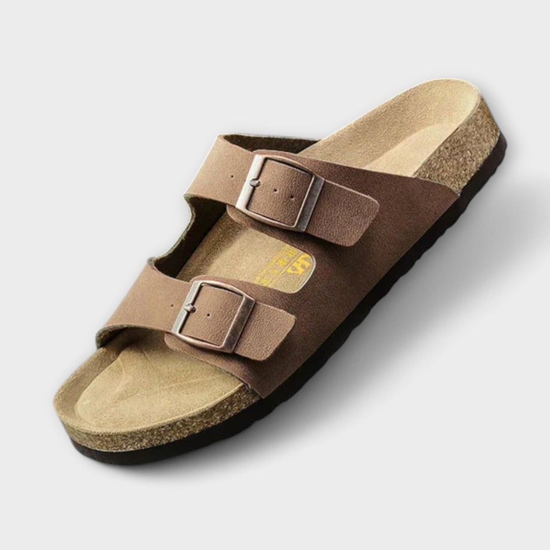 Adelheid - Slippers with Double Buckle
