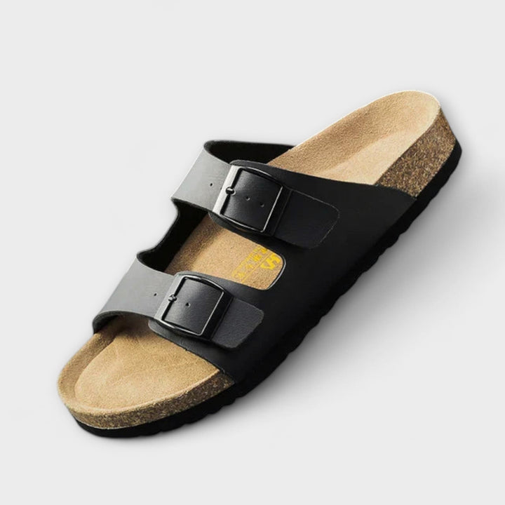 Adelheid - Slippers with Double Buckle