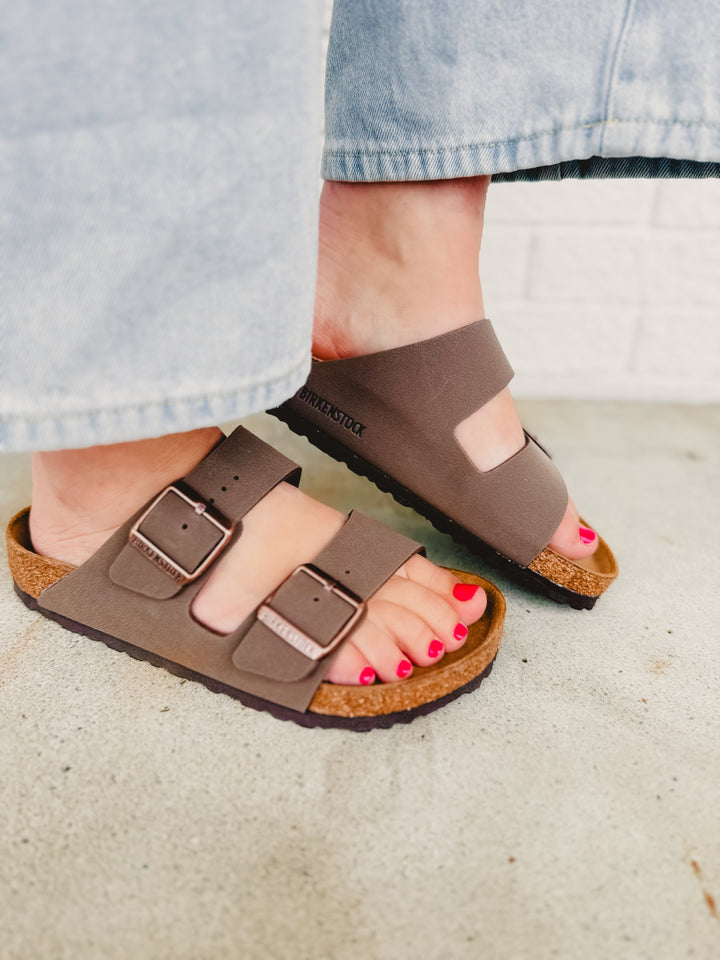 Birkenstock Arizona Birkibuc Sandal - Mocha