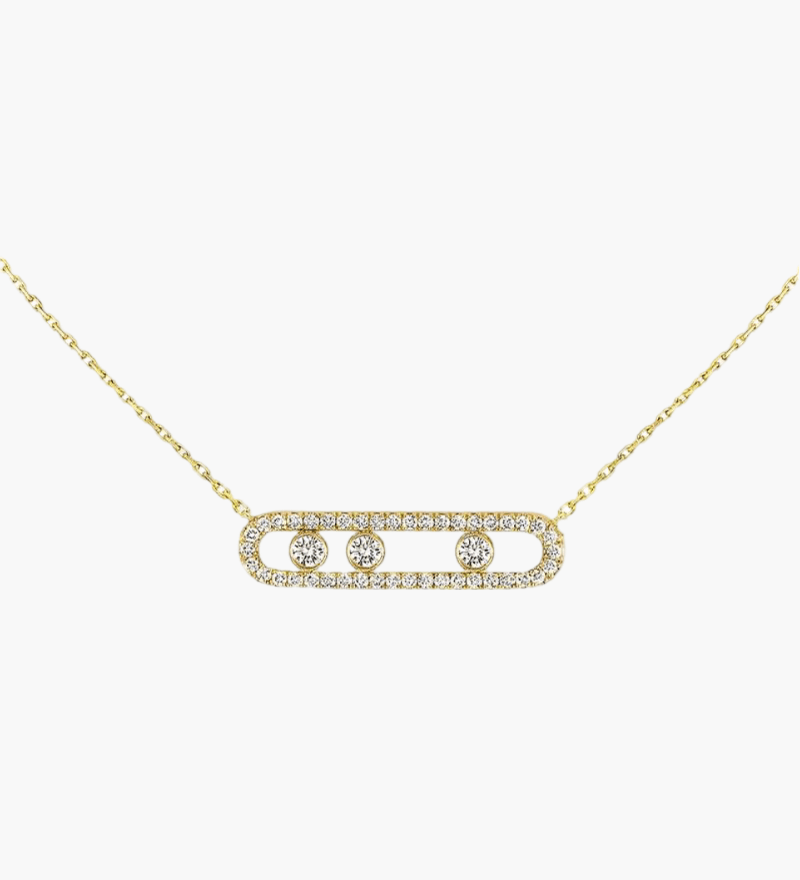 Olivia - Floating Stone Necklace