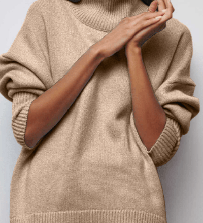 Katrielle™ Pullover mit hohem Kragen