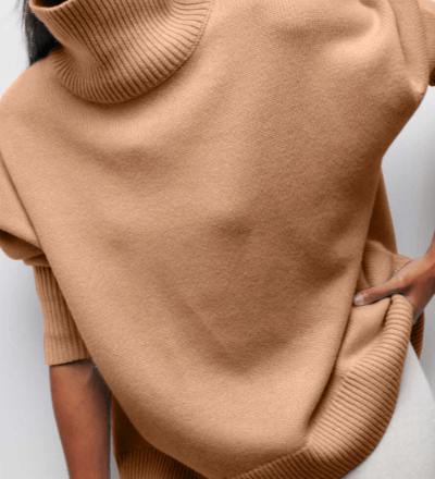 Katrielle™ Pullover mit hohem Kragen