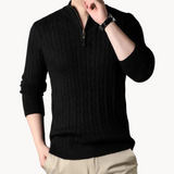 Samuel - Short-Zip Knit Jumper