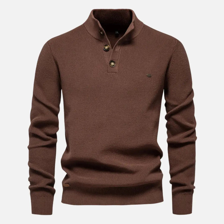 Connor - Turtleneck Knit Jumper