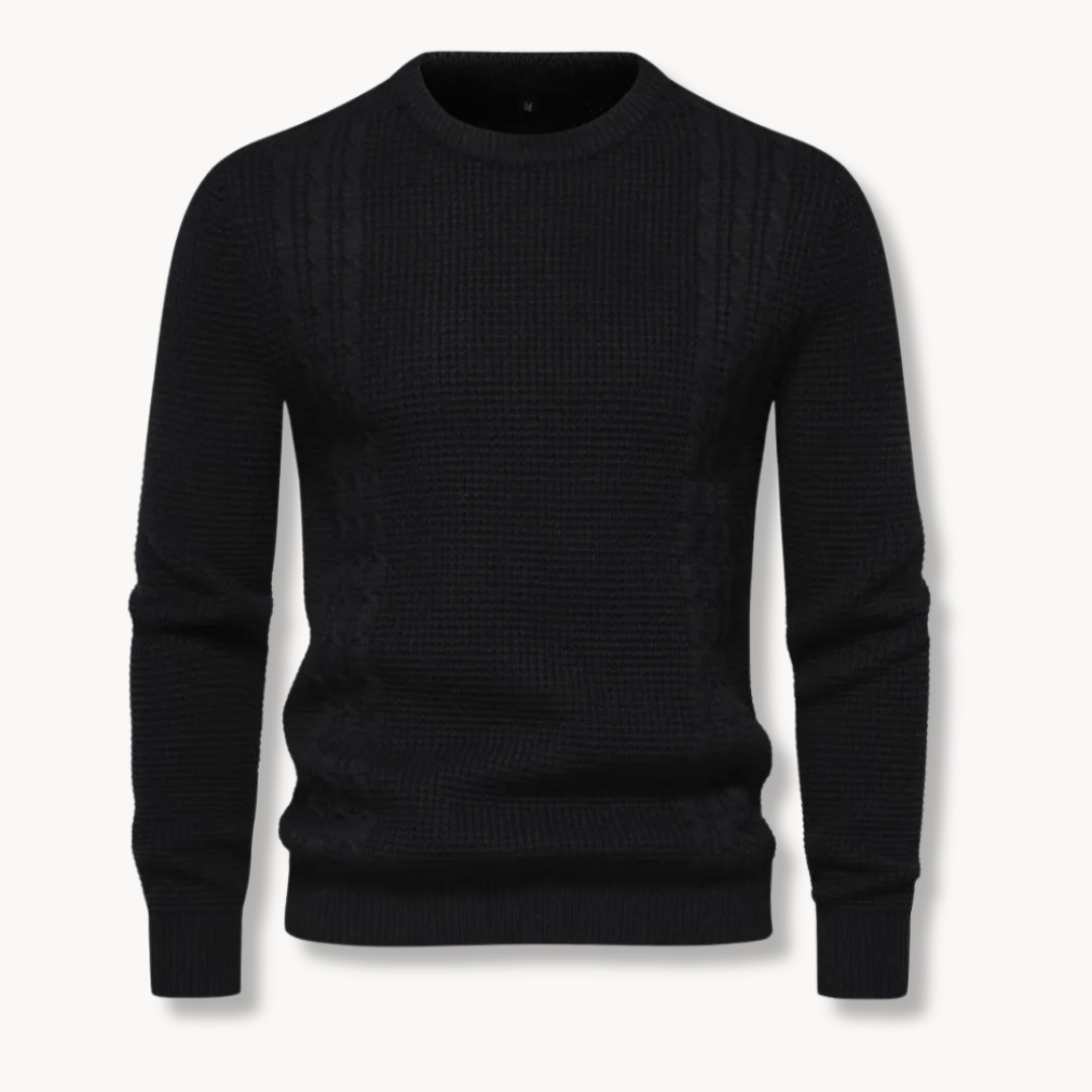 Dylan - Patchwork Knit Jumper