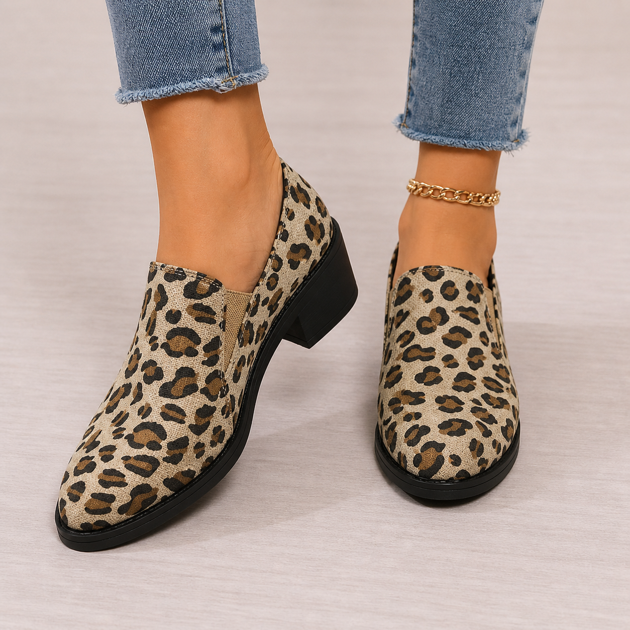 Elisabeth | Leoparden-Loafer