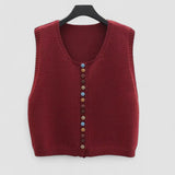 Harriet - Knit Button Vest
