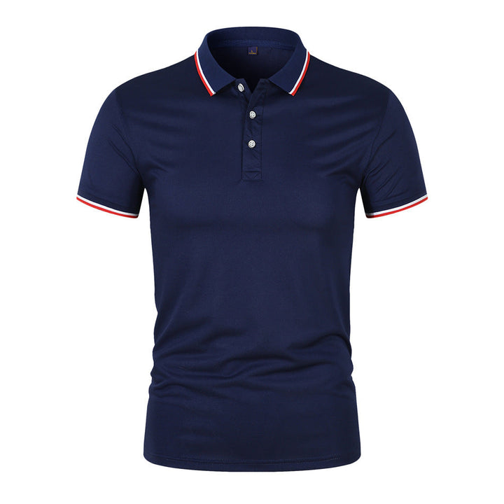 Flynn - Breathable Ribbed-Collar Polo