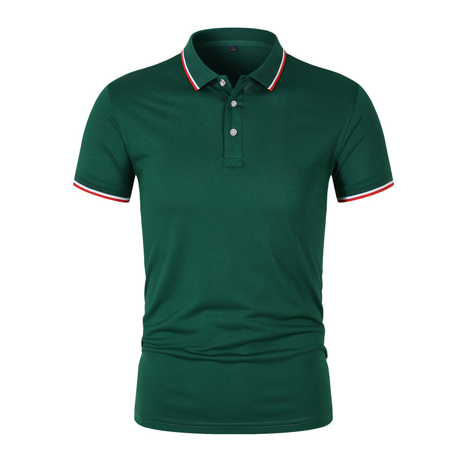 Flynn - Breathable Ribbed-Collar Polo