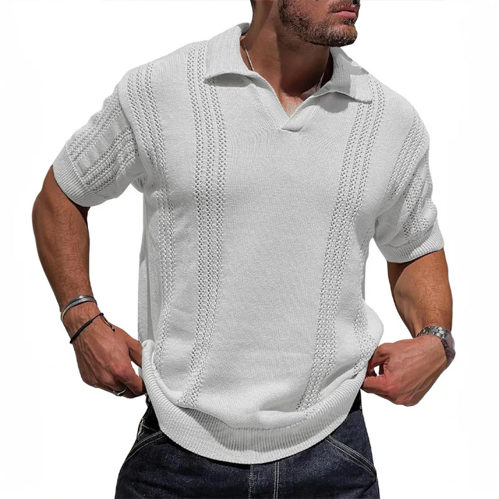 Archie - Breathable Knit-Blend Polo