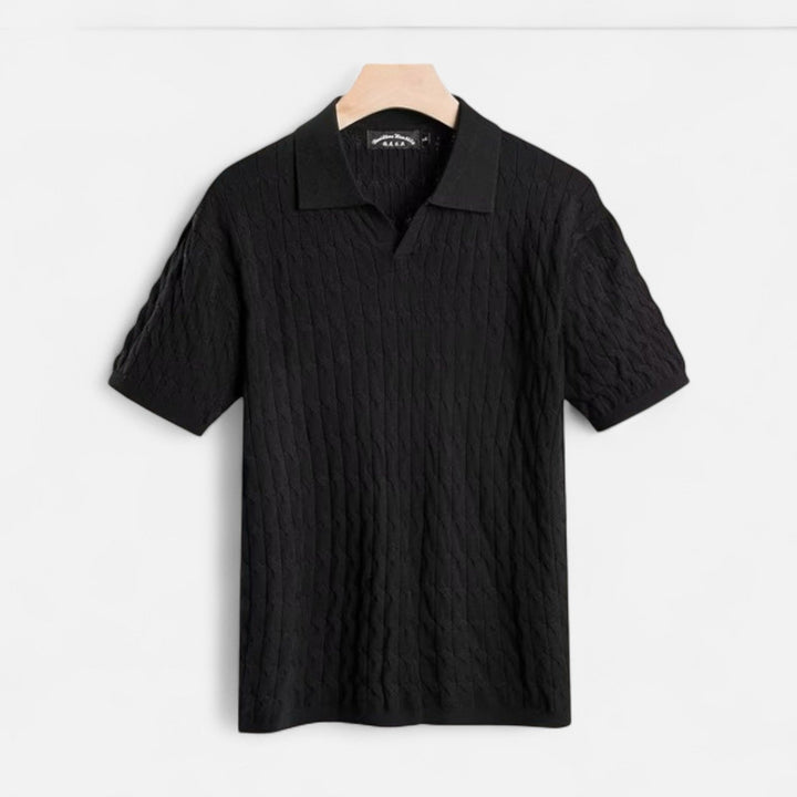 Reuben - Mixed Pique Texture Jumper
