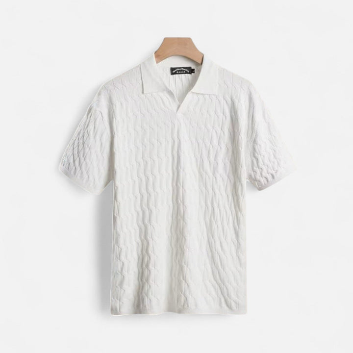 Reuben - Mixed Pique Texture Jumper