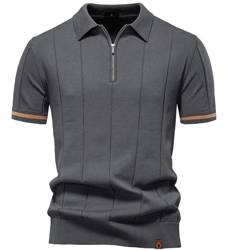 Xavier - Slim Polyester-Blend Polo