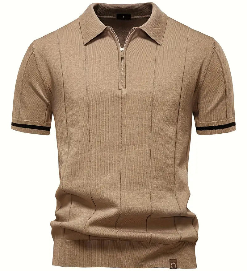 Xavier - Slim Polyester-Blend Polo