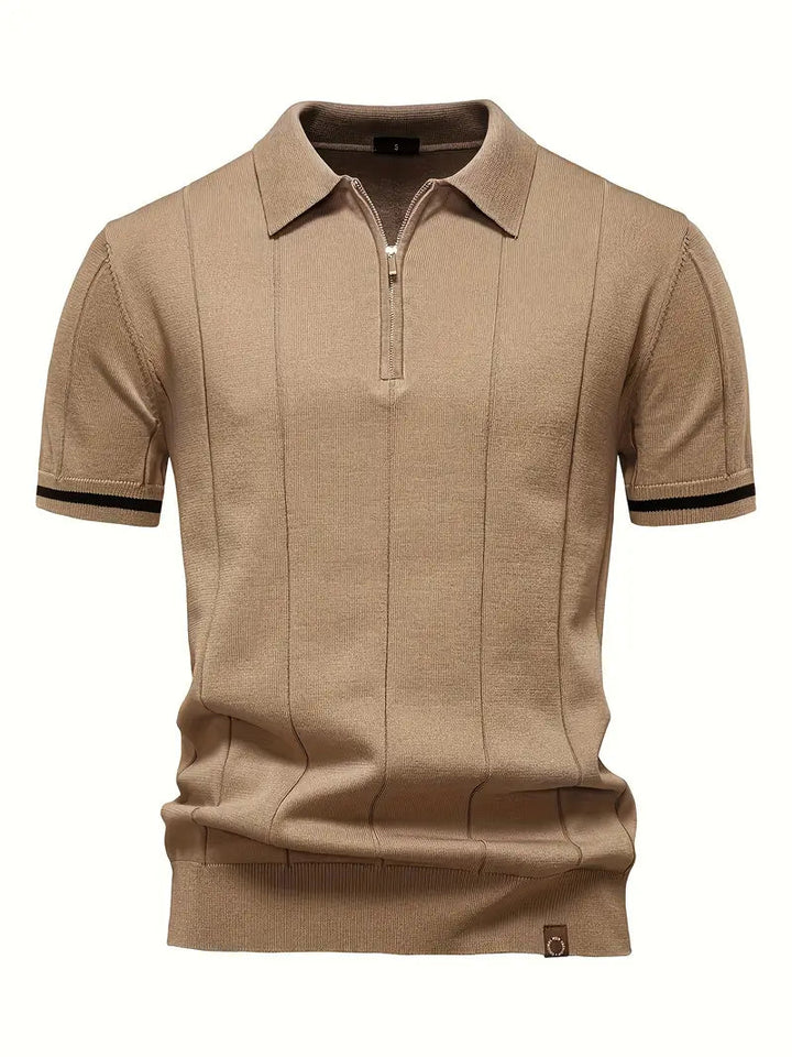 Xavier - Slim Polyester-Blend Polo