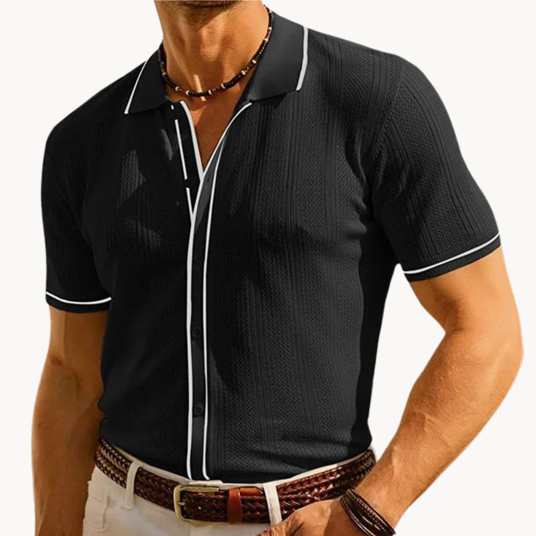 Tristan - Breathable Short-Sleeve Polo Shirt
