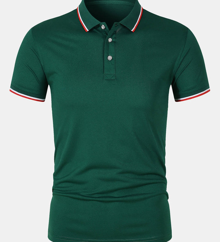 Nate - Button-Closure Knit Polo