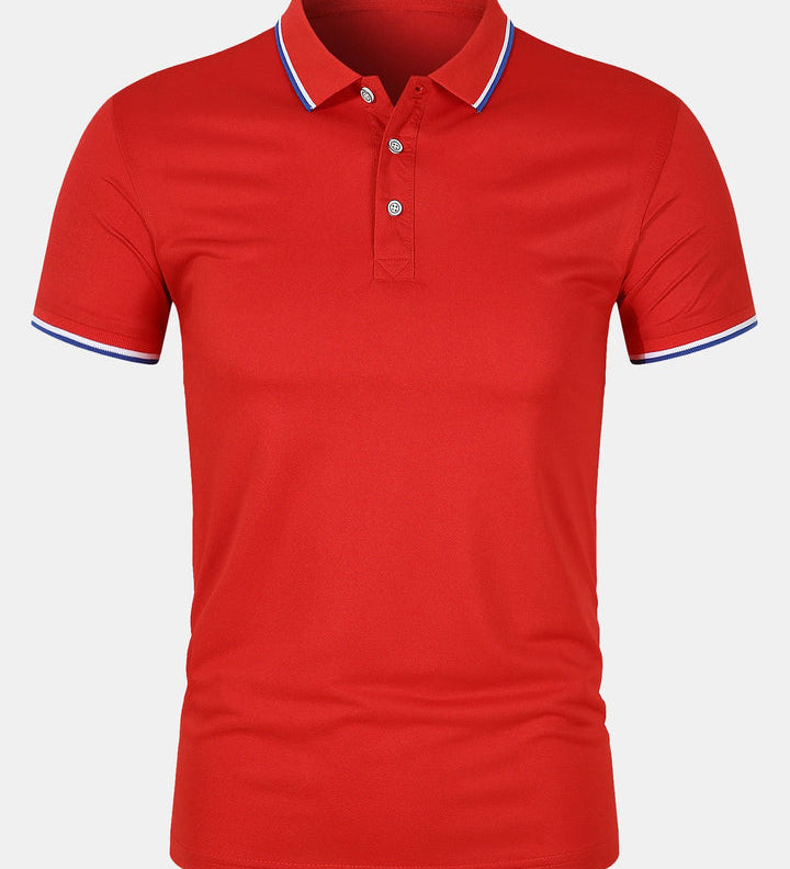 Nate - Button-Closure Knit Polo