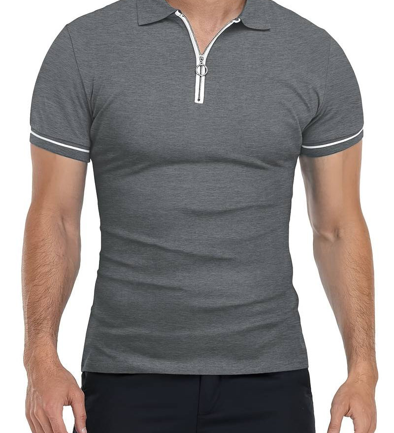 Jasper - Breathable Zip-Collar Polo