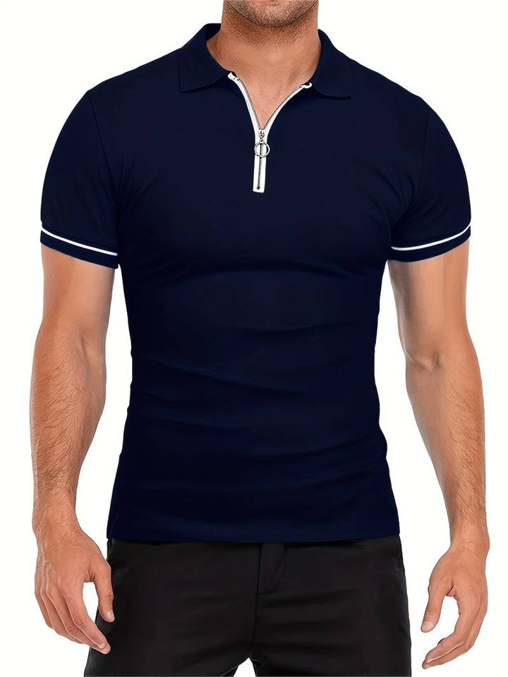Jasper - Breathable Zip-Collar Polo