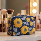 Kosmetiktasche – Weich strahlende Blume
