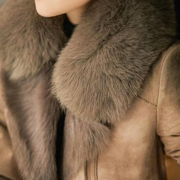 Petra - Luxury Faux-Shearling Coat