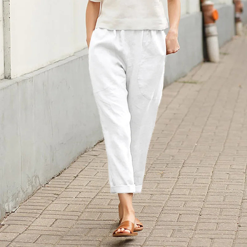 Viktoria | Weite Hose mit Taschen