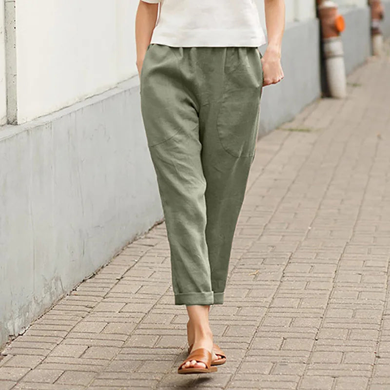 Viktoria | Weite Hose mit Taschen