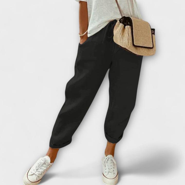 Isla - Modern Casual Linen Trousers