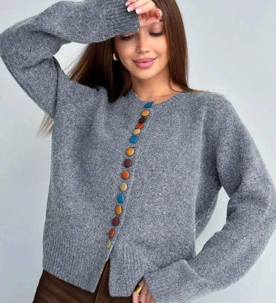 Beatrice - Button Detail Cardigan