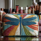 Kosmetiktasche – Glänzende Libelle