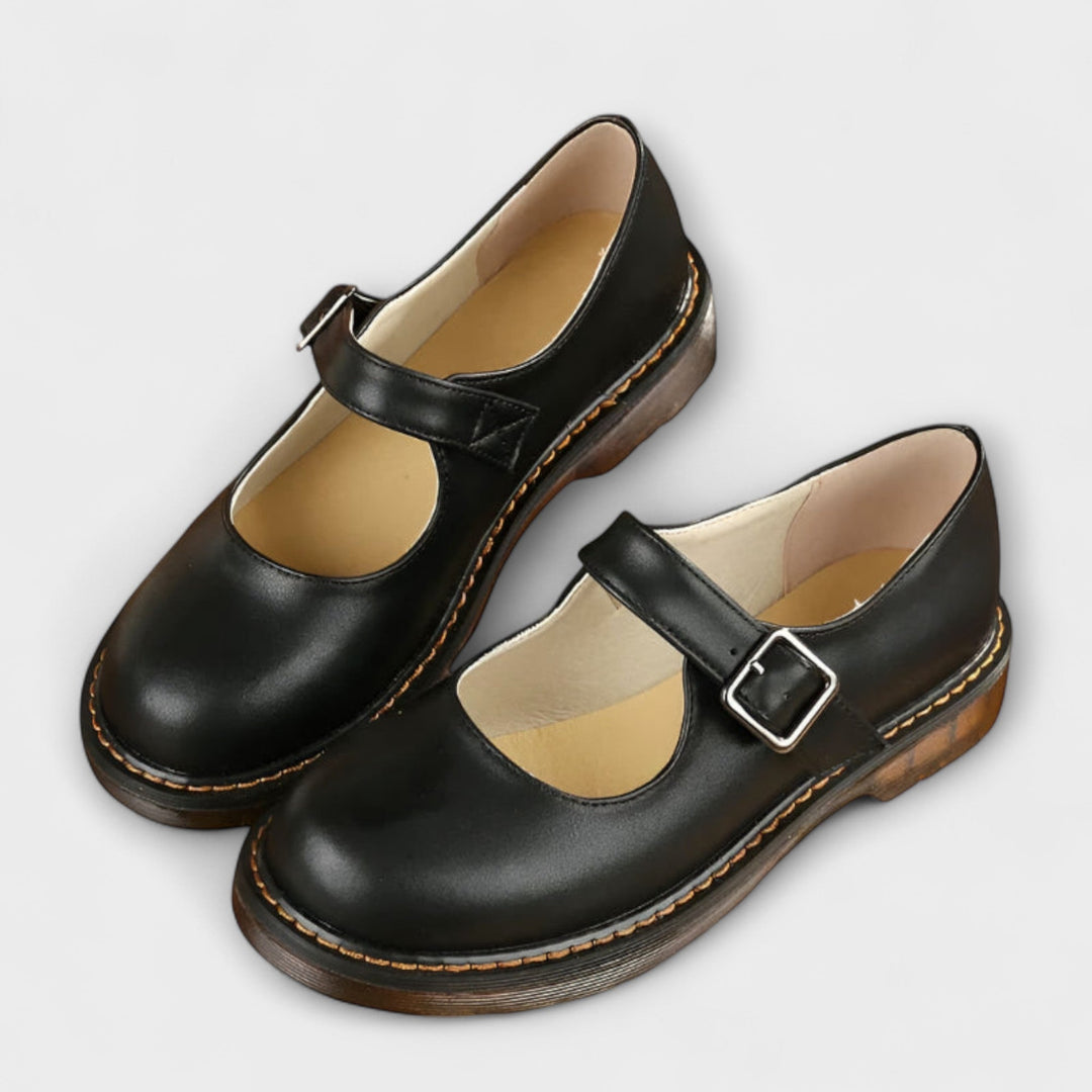 Mechthild - Vintage Strap Shoes