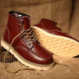Nathan - Faux Leather Boots