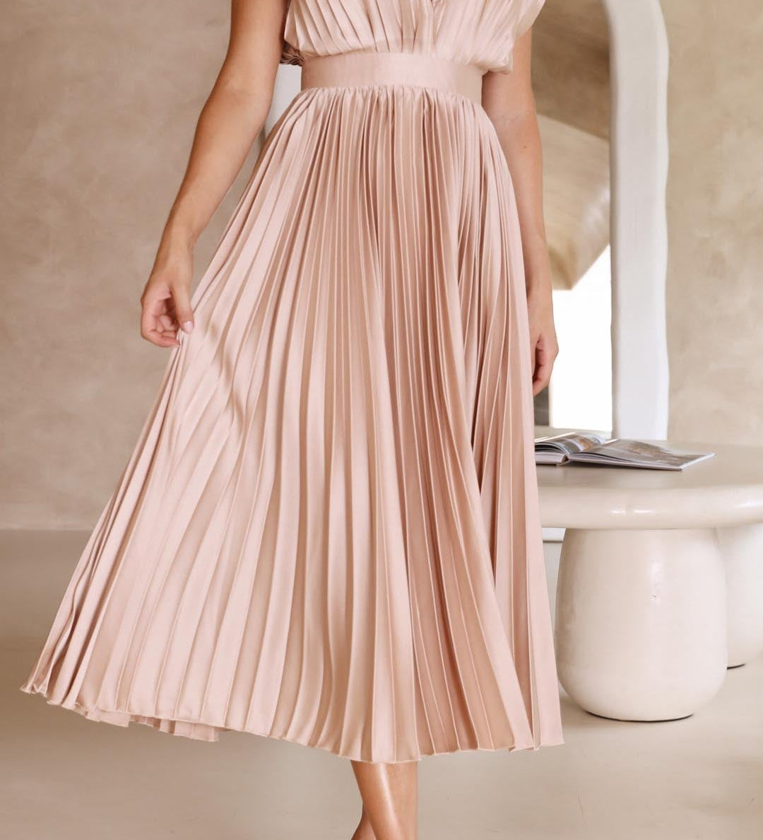 Sina | Kleid plissé elegant