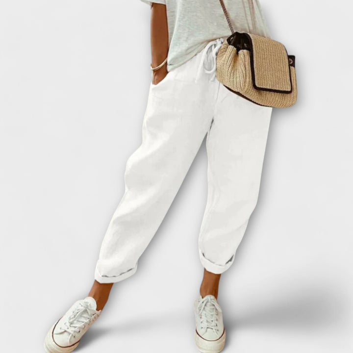 Isla - Modern Casual Linen Trousers