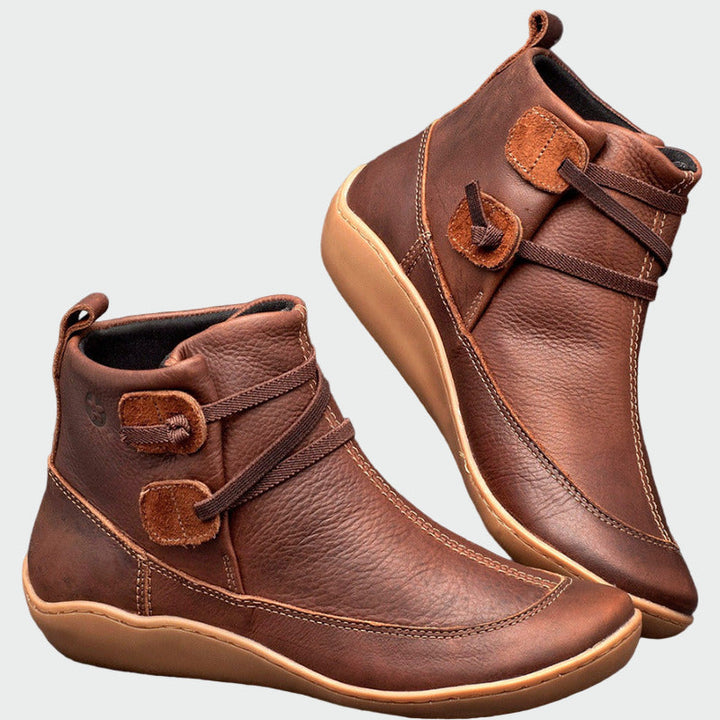 Abigail - Premium Orthopedic Faux Leather Ankle Boots