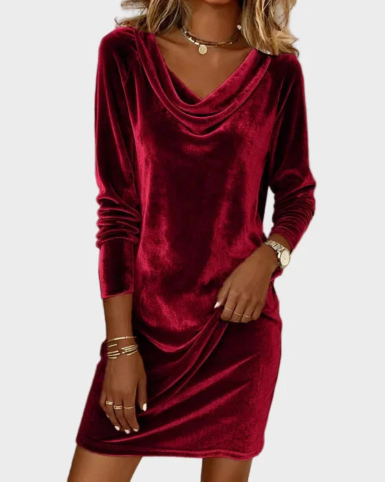 Frosina - Loose Velvet Dress