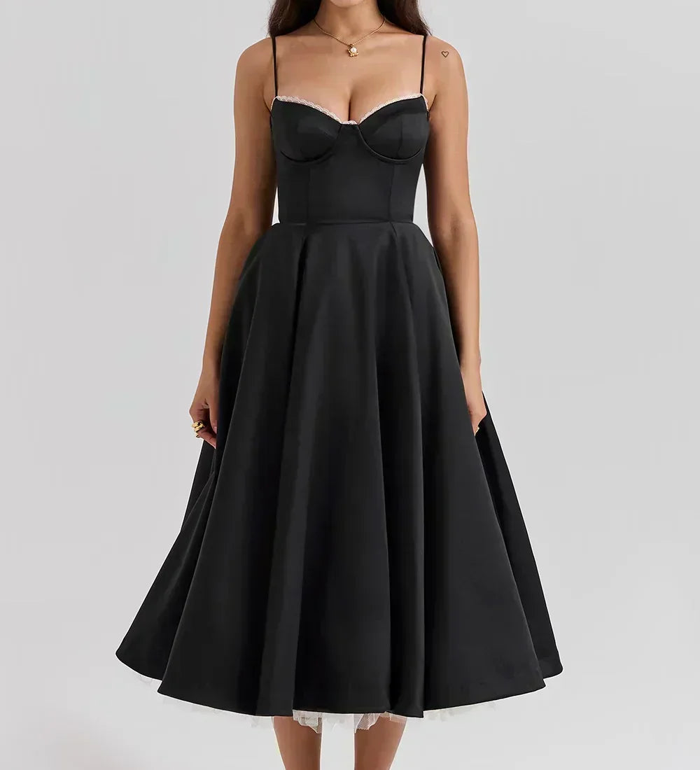 Britta | Midikleid aus Luxus