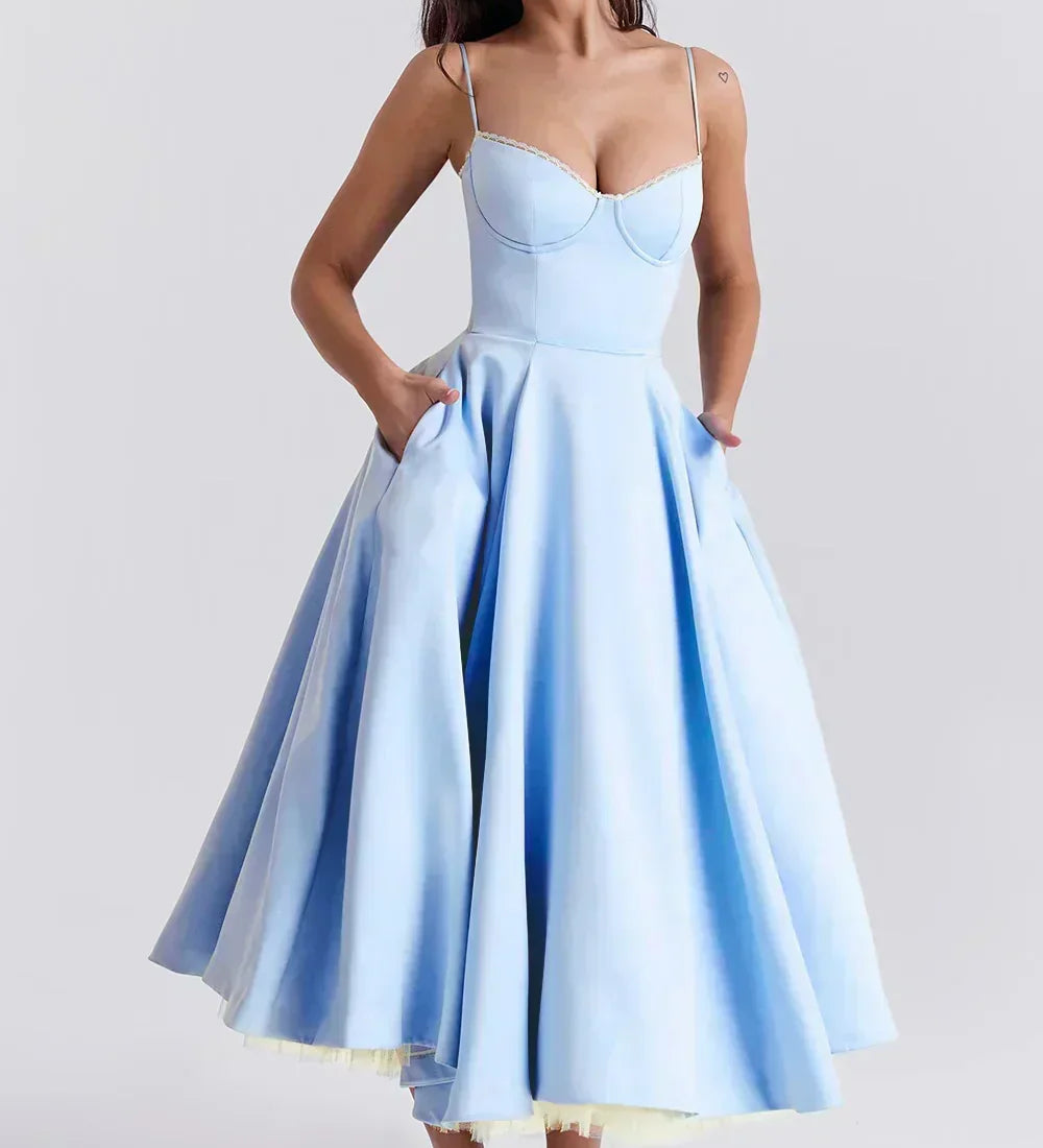 Britta | Midikleid aus Luxus