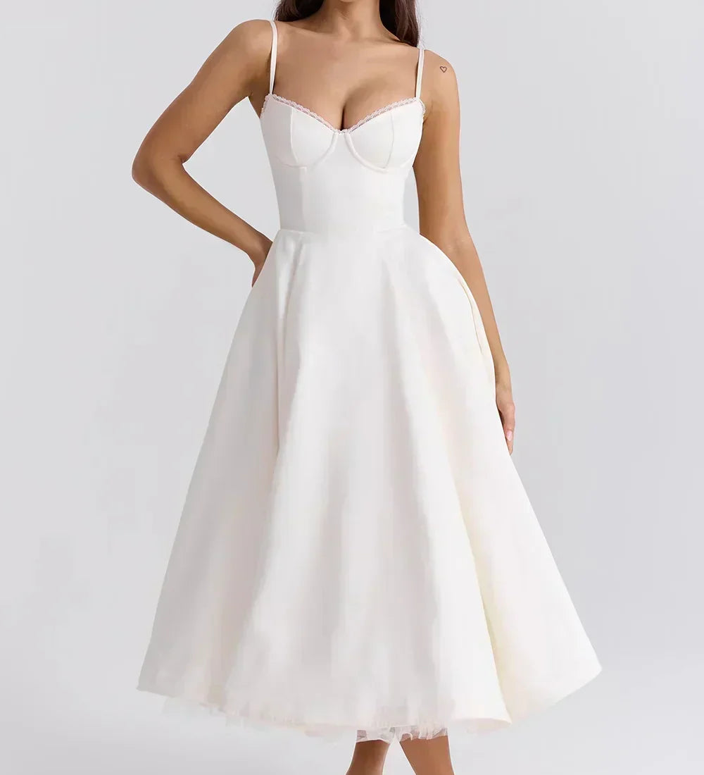 Britta | Midikleid aus Luxus