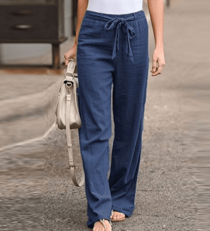 Ida | Damen-Relaxhose mit Kordel und elastischem Bund