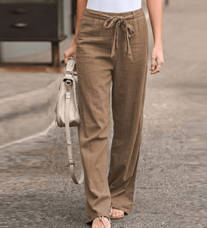 Ida | Damen-Relaxhose mit Kordel und elastischem Bund