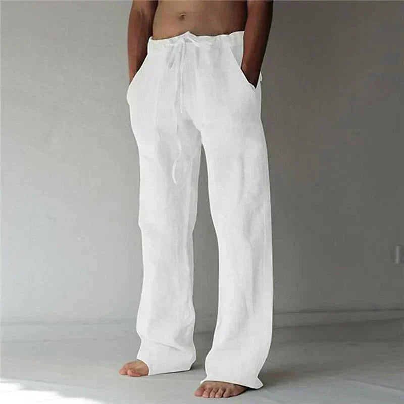 Theodore Relaxed Fit Trousers with Velcro Fastening