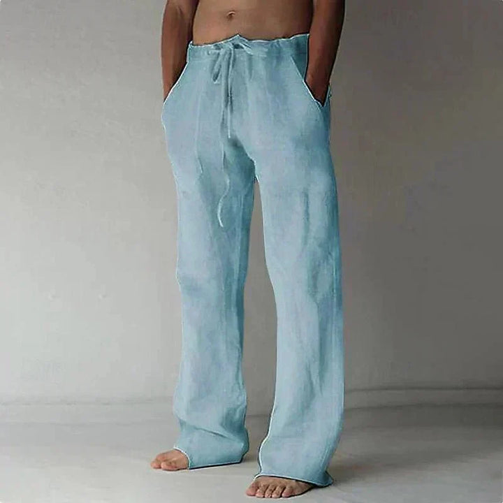 Theodore Relaxed Fit Trousers with Velcro Fastening
