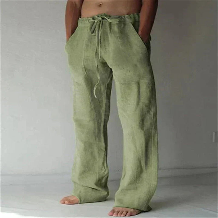 Theodore Relaxed Fit Trousers with Velcro Fastening
