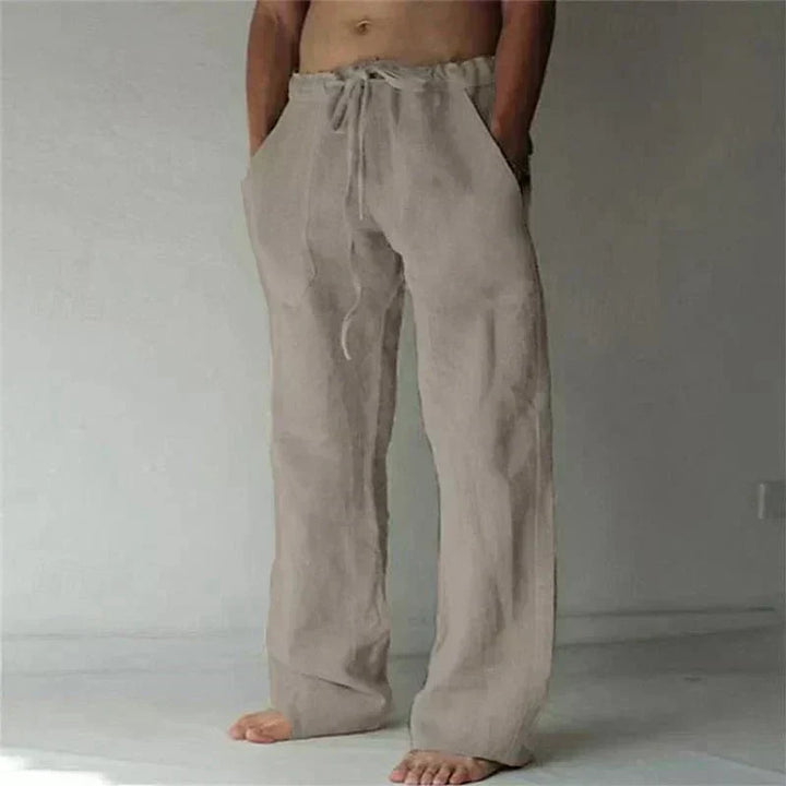 Theodore Relaxed Fit Trousers with Velcro Fastening