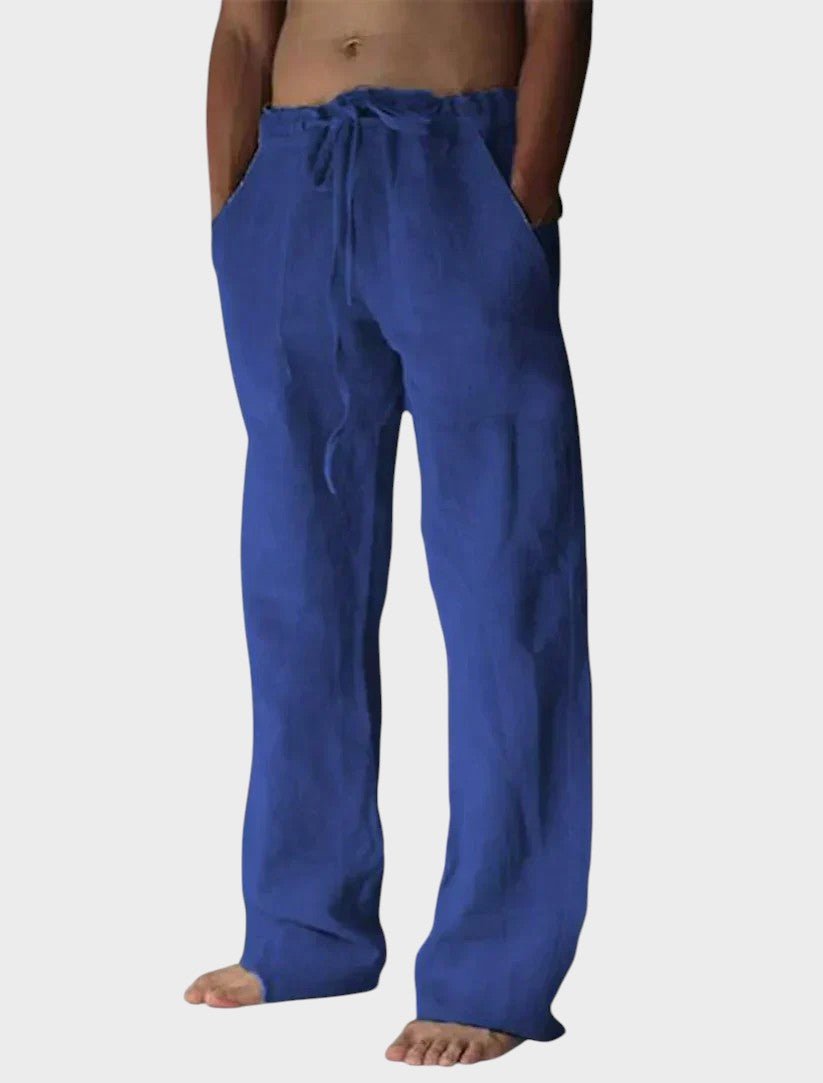Theodore Relaxed Fit Trousers with Velcro Fastening