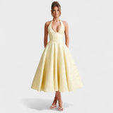 Eleanor - Structured Corset Midi Dress